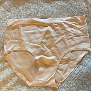 Peach High-Waisted Briefs
